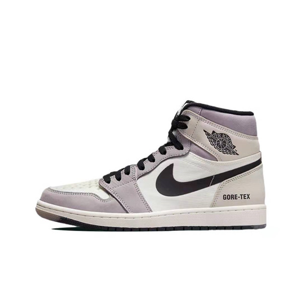 Men's Running Weapon Air Jordan 1 White/Purple Shoes 276